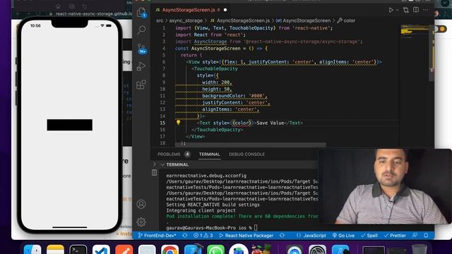 React Native AsyncStorage Tutorial - Part 1 ? | Save and Get Strings | Engineer Codewala смотреть онлайн