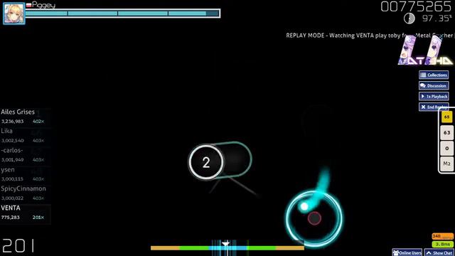 NEW TOP PLAY! | toby fox - Metal Crusher [Expert] +HDDT 97.98% FC 549pp смотреть онлайн