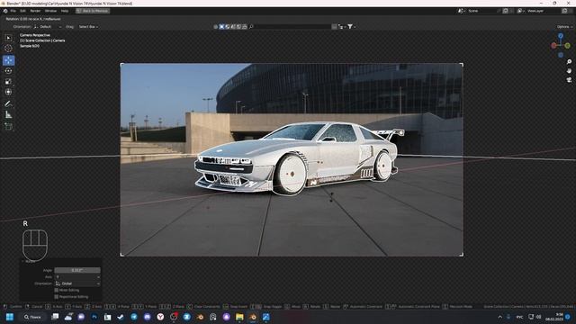 Blender 3D как поставить машину на фотографию? Легко! смотреть онлайн