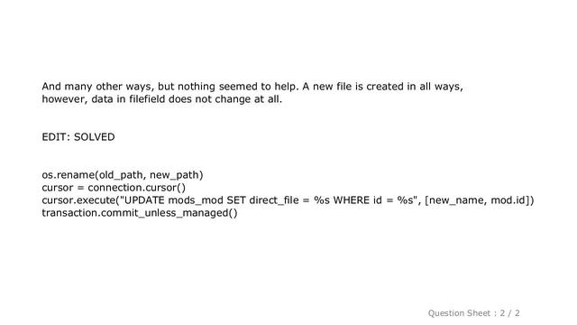 Django : Renaming files in Django FileField смотреть онлайн