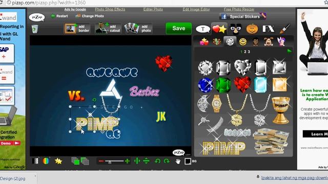 Pizap.com Picture Editor смотреть онлайн