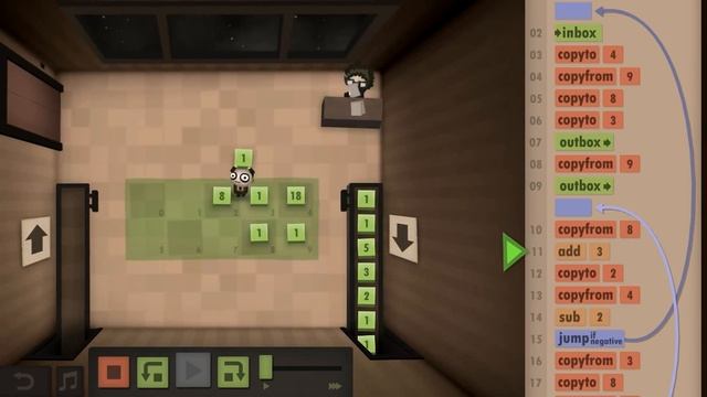 Human Resource Machine - Числа Фибоначчи смотреть онлайн