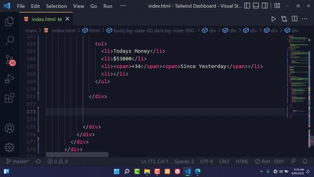 TAILWIND CSS DASHBOARD TUTORIAL смотреть онлайн