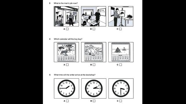 Study English online(B1). Preliminary English Test(PET). Listening book 6: test 2 part 1 смотреть онлайн