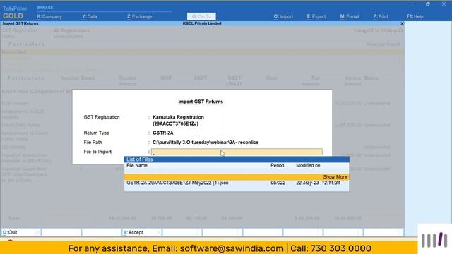 Easy GSTR- 2A & 2B Reconciliation with TallyPrime 3.0 смотреть онлайн