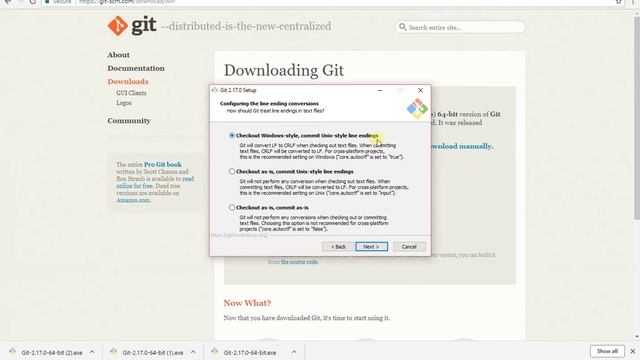 Installing Git on windows 10 and simple Clone and pull commands смотреть онлайн