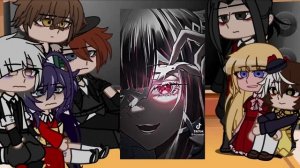 Bsd reacts to Akutagawa as Columbina | Bungo stray dogs x Genshin impact