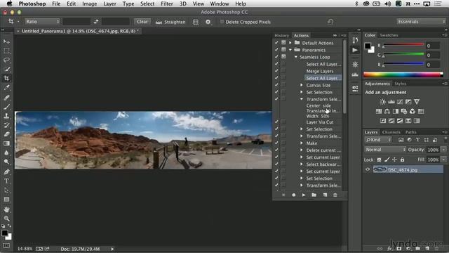 Photography Tutorial - Merging a 360-degree panoramic photo смотреть онлайн