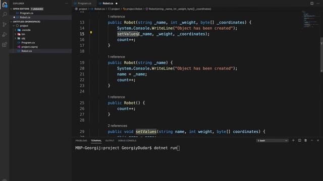 Изучение C# для начинающих / Урок #16 – Указатель «this» в классах смотреть онлайн