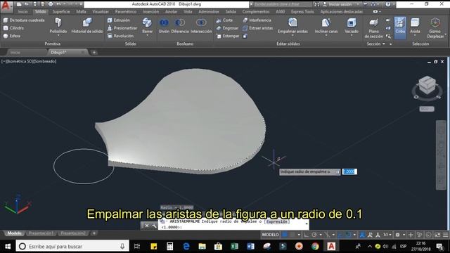 Dibujar Ventilador 3D - AutoCad 2018 смотреть онлайн