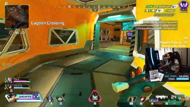 ShivFPS BANGALORE APEX LEGENDS GAMEPLAY SEASON 14 [ FULL MATCH VOD ] смотреть онлайн