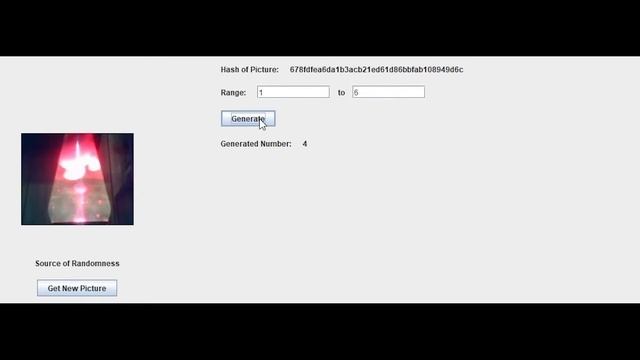 Lava Lamp Random Number Generator смотреть онлайн