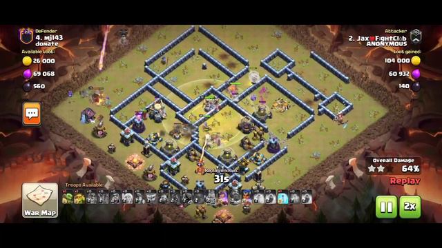 Perfect War from Both side 150-150 || FIGHT CLUB vs DONATE || RIP 10 WWS CLASH OF CLANS смотреть онлайн