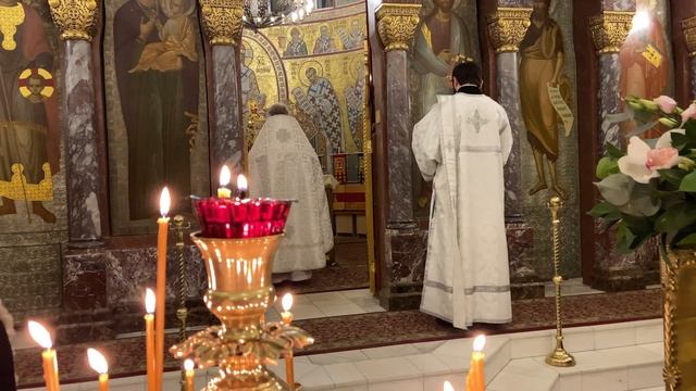 Просительная Ектения на Греческом, храм Рождества Христова Фрязино смотреть онлайн