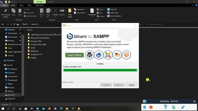 How to Install, Set up and run PHP Document using XAMPP смотреть онлайн