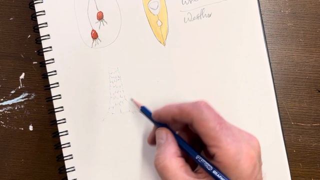 Travel Journal Sketching - Palm Trunk смотреть онлайн