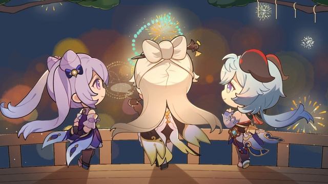 Keqing, Ganyu & Ningguang at Starlit Sky | Genshin Impact Live Wallpapers смотреть онлайн