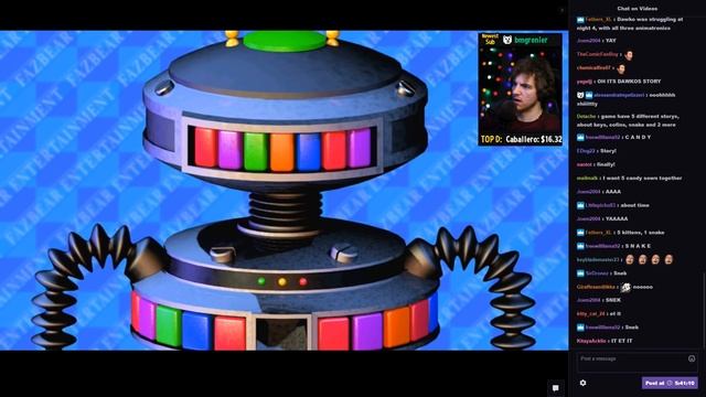 FNAF 6 Easter Egg - Candy Cadet Story - The 5 Kittens and The Rattlesnake смотреть онлайн