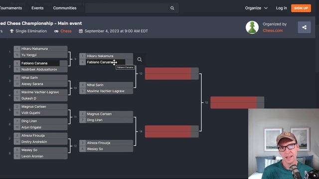 SmarterChess Speed Chess Championship 2023 Bracket смотреть онлайн