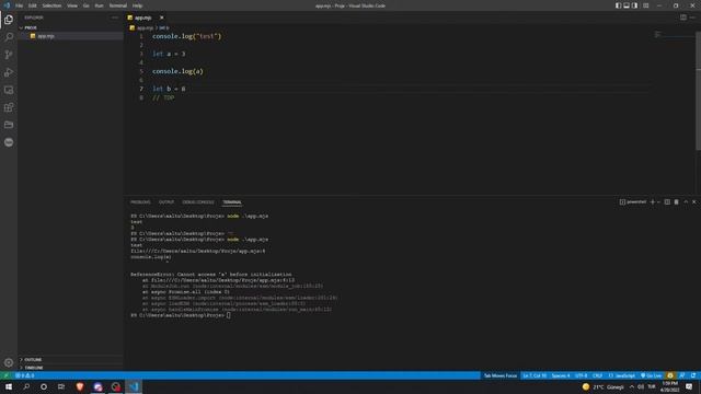 Sıfırdan Node.js | Hoisting ve TDZ #43 смотреть онлайн