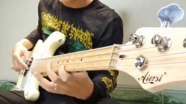 Sound Demo for Aiersi Brand 4 String P Electric Bass смотреть онлайн