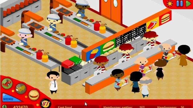 McDonalds Video Game/Burger Tycoon Walkthrough Part 3/3 смотреть онлайн