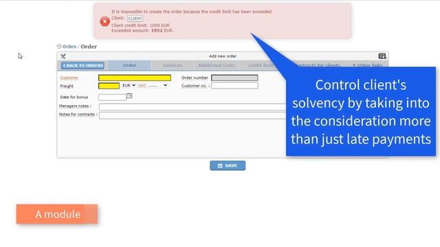 InfoTrans TMS - Customer Credit Control смотреть онлайн