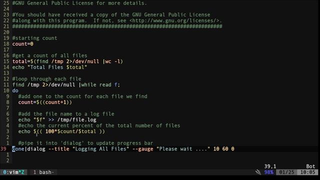 Dialog Progress Bars for BASH Scripts смотреть онлайн