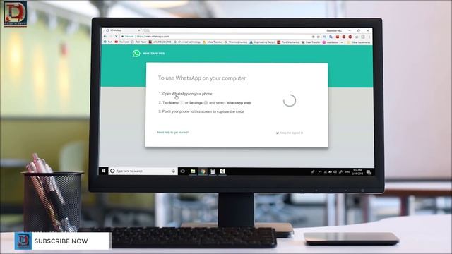 WhatsApp Web | Visit Web.whatsapp.com | On Your Computer And Scan The QR Code ।