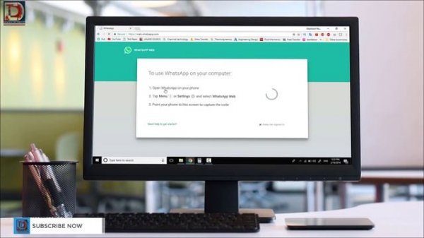 WhatsApp Web | Visit web.whatsapp.com | on your Computer and scan the QR Code ।