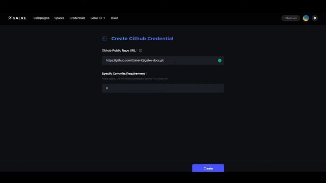 Creating a Github Credential on Galxe. смотреть онлайн