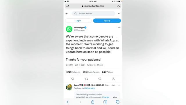 WhatsApp Not Working on iPhone or Android Issue Whatsapp Not Sending Messages Today Here’s Why? смотреть онлайн