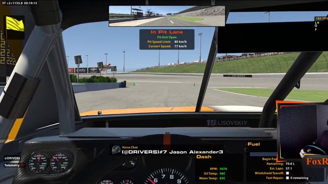 Много кругов Атланты. NASCAR, IRacing. смотреть онлайн