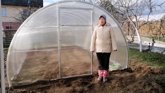 Отзыв о тепличке с установкой от Дачного Дискаунтера уДачи. 3,3м шириной смотреть онлайн