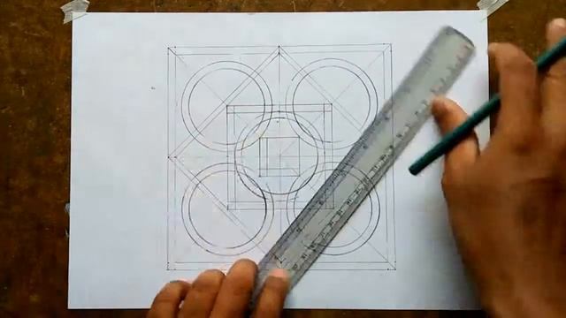 easy geometric drawing black and white step by step смотреть онлайн
