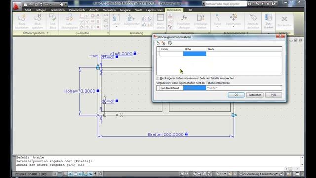 AutoCAD 2010 Blocktabellen смотреть онлайн