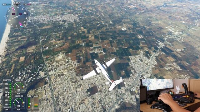 Microsoft Flight Simulator - Kelibia | Nabeul | Hammamet (Tunisia #6) смотреть онлайн