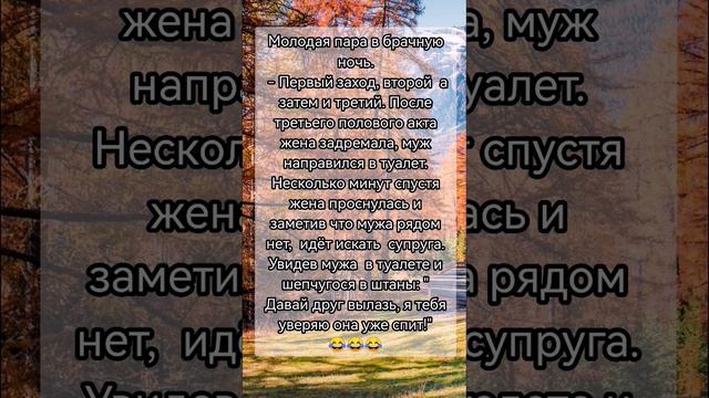 Анекдот про молодую пару смотреть онлайн