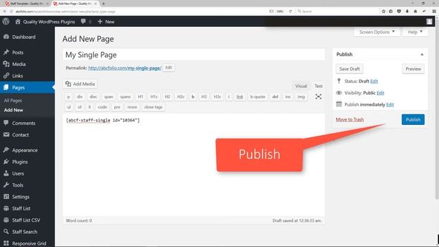 WordPress Plugin | Staff Directory | Create Bio Page смотреть онлайн