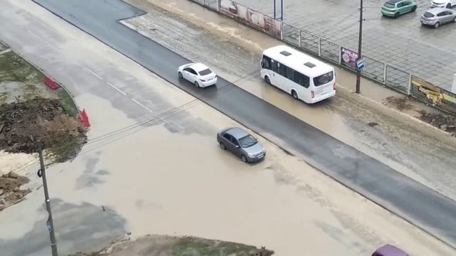 Евпатория. Реконструкция дороги по ул.Чапаева (01.11.20)