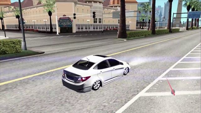 #404 Hyundai Accent Blue | NEW ! CAR ! GTA San Andreas ! [60 FPS] _REVIEW смотреть онлайн