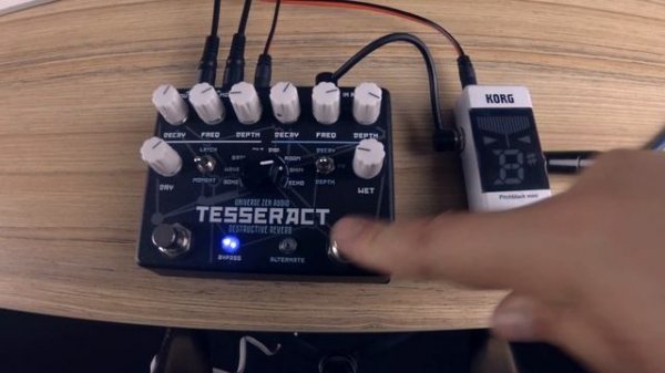 Tesseract Reverb звучание с гитарой