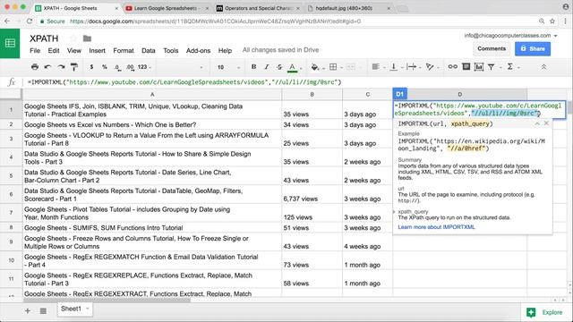 XPath Query, IMPORTXML & Google Sheets - Advanced Tutorial