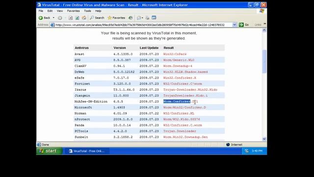 Conficker Worm