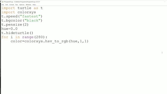 Most beautiful design using python turtle graphics | Python design | Python animation || 60 || смотреть онлайн