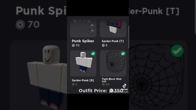 Roblox Spider Punk Outfit смотреть онлайн