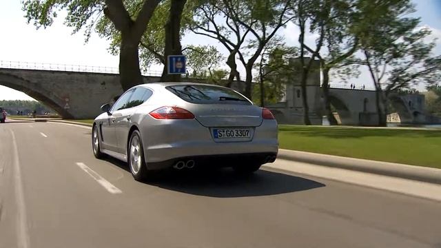 Porsche Panamera S Hybrid 2011 on the road HD 2