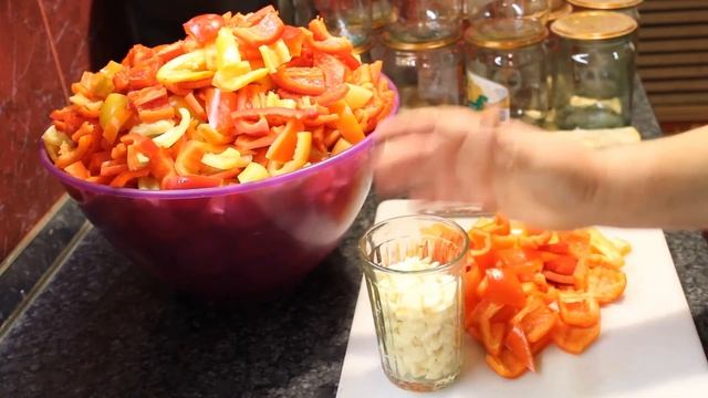 Болгарское лечо (любимая заготовочка). смотреть онлайн