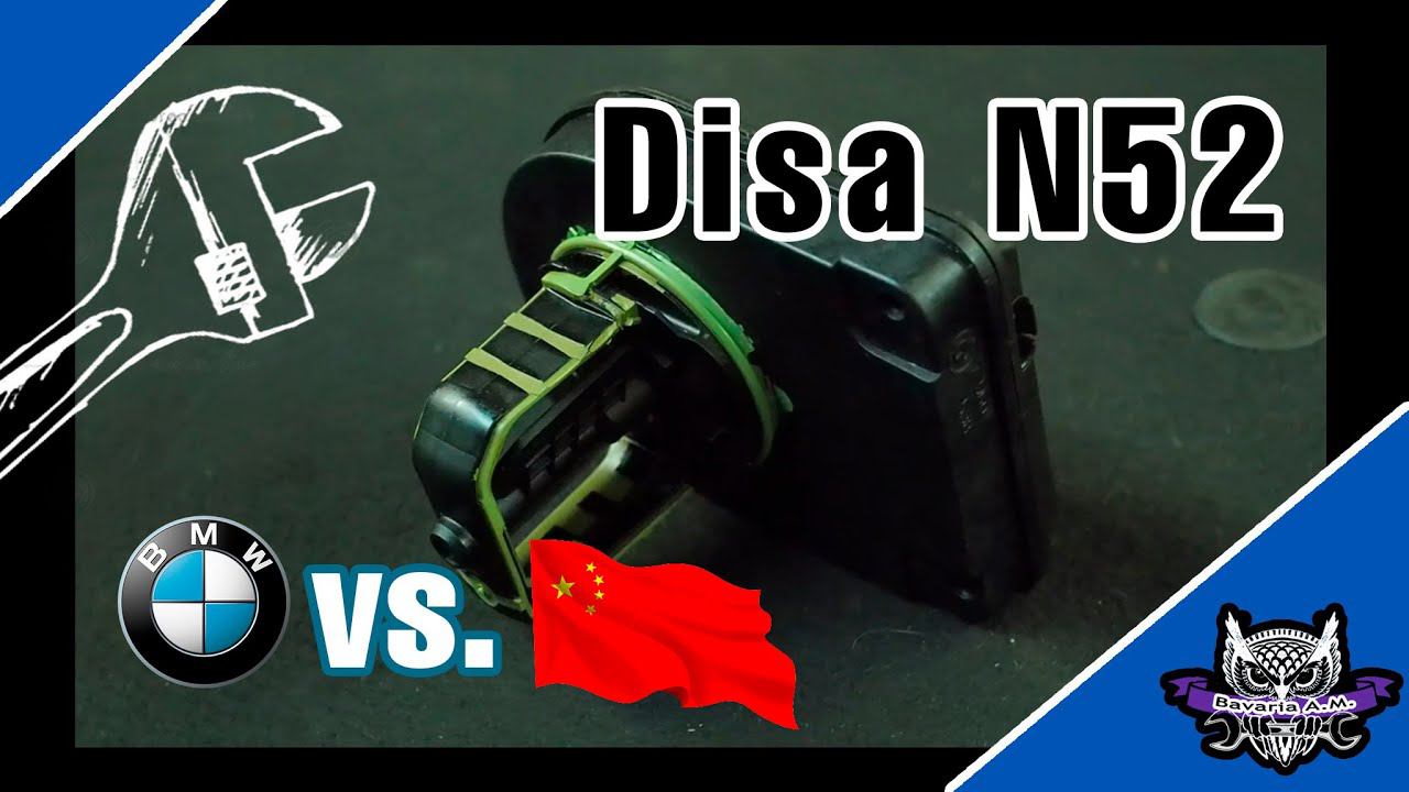 Обзор заслонки DISA с AliExpress для BMW N52