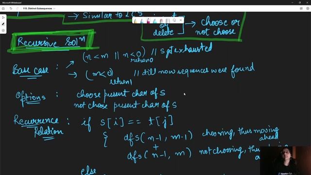 Distinct Subsequences | Leetcode Hard | CPP , Java, Python | recursive+ memoised+bottomup DP смотреть онлайн